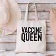 Vaccine Queen Nursing Graduation Shirt Canvas Tote Bag