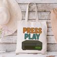 VHS Cassette Retro Analog Nostalgia Theme Canvas Tote Bag