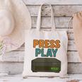 VHS Cassette Retro Analog Nostalgia Theme Canvas Tote Bag VHS Cassette Retro Analog Nostalgia Theme Canvas Tote Bag