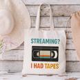 VHS Cassette Tape Retro 80s 90s Nostalgia Canvas Tote Bag
