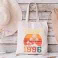 Vintage 1996 Retro Sunset Nostalgia 90s 30th Birthday Canvas Tote Bag Vintage 1996 Retro Sunset Nostalgia 90s 30th Birthday Canvas Tote Bag