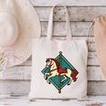 Vintage Carousel Horse Merry Go Round Nostalgia Art Premium Canvas Tote Bag
