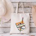Vintage Cassette Tape And Pencil Nostalgia Party 70s 80s 90s Canvas Tote Bag