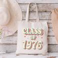 Vintage Class Of 1976 76 High School Graduation Canvas Tote Bag
