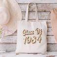 Vintage Class Of 1984 40th Reunion High School Graduation 84 Canvas Tote Bag