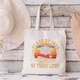 Vintage Class Of 1986 40 Years Later Reunion 40th Graduation Canvas Tote Bag