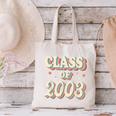 Vintage Class Of 2003 03 High School Graduation Canvas Tote Bag