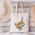 Vintage Pencil Rewind Cassette Tape Nostalgia Party 80s 90s Canvas Tote Bag