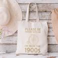 Vintage Please Be Patient With Me I'm From The 1900s Cycle Canvas Tote Bag Vintage Please Be Patient With Me I'm From The 1900s Cycle Canvas Tote Bag
