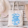 Vintage Racing Automotive Nostalgia Distressed Car Canvas Tote Bag