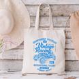 Vintage Racing Automotive Nostalgia Distressed Car Premium Tri-Blend Canvas Tote Bag