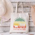 Vintage Sunset Please Be Patient With Me I'm From The 1900s Premium Canvas Tote Bag