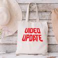 Vintage Video Update – 90s VHS Rental Nostalgia Minnesota Canvas Tote Bag