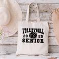 Volleyball Senior Night Volleyball Senior 2025 Graduation 28 Canvas Tote Bag