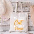 Wears Loves Cats Avoids People I Introvert Canvas Tote Bag
