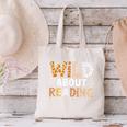 Wild About Reading Animal Bookworm Library Book Lover Reader Canvas Tote Bag Wild About Reading Animal Bookworm Library Book Lover Reader Canvas Tote Bag