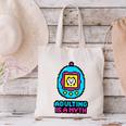 Women's Adulting Is A Myth Retro Pixel Pet Nostalgia Millennials Canvas Tote Bag