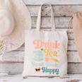 Women's Drink Tea Read Books Nerd Book Reader Book Reading Lover Canvas Tote Bag