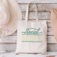 Women's Social Battery 3 Introvert Sarcasm Canvas Tote Bag