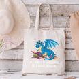 In A World Full Of Bookworms Be A Book Dragon Canvas Tote Bag