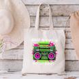 Y2K Home DJ Quarantine Nostalgia Boombox Party Canvas Tote Bag