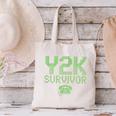 Y2K Survivor 2000s Nostalgia Retro Vintage Nostalgic Canvas Tote Bag