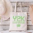 Y2K Survivor 2000s Nostalgia Retro Vintage Nostalgic Canvas Tote Bag