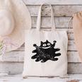 Yk2 Grunge Scary Cat With Tail Tomboy 90s Nostalgia Indie Canvas Tote Bag Yk2 Grunge Scary Cat With Tail Tomboy 90s Nostalgia Indie Canvas Tote Bag