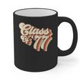 1977 Class Reunion Retro Class Of 77 High School Graduation Graphic Print Coffee Mug