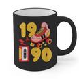 1990 Retro Raised On 90s Music Old School Nostalgia Punk Graphic Print Coffee Mug