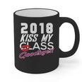 2018 Kiss My Class Goodbye Graduation Graphic Print Coffee Mug