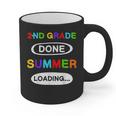 2nd Grade Graduation Shirt 2nd Grade Done Summer Loading Graphic Print Coffee Mug