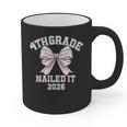 4th Grade Bow 2026 Fourth Grade Graduation Graphic Print Coffee Mug