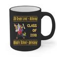 5th Grade Graduation Shirt Dabbing Unicorn Boys Class 2018 Graphic Print Coffee Mug