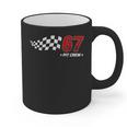 67 Pit Crew Six Seven Racing Birthday Race Car For Dad Mom Graphic Print Coffee Mug
