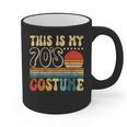 This Is My 70s Costume Vintage Nostalgia Mixtape 1970s Party Graphic Print Coffee Mug