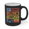 8th Grade Graduation Shirt 2024 Gamer Level Eighth Birthday Graphic Print Coffee Mug