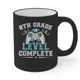 8th Grade Level Complete Graduation 2025 Class Eighth Grade Graphic Print Coffee Mug
