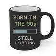 90s Baby Tired Millennial Burnout Nostalgia Parenting Graphic Print Coffee Mug 90s Baby Tired Millennial Burnout Nostalgia Parenting Graphic Print Coffee Mug