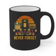 90s Nostalgia Never Forget Retro Graphic Print Coffee Mug