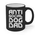 Anti-Social Dog Dad Quote For Anti Social Introvert Persons Graphic Print Coffee Mug