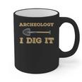 Archeology I Dig It Graduation Archaeology Shirt Graphic Print Coffee Mug