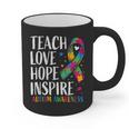Autism Awareness Ribbon Mom Dad Kids Autistic Support Autism Graphic Print Coffee Mug Autism Awareness Ribbon Mom Dad Kids Autistic Support Autism Graphic Print Coffee Mug