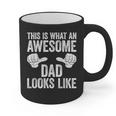 This Is What An Awesome Dad Looks Like Shirt Men Fathers Day Graphic Print Coffee Mug