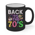 Back To The 70's Mixtape Era Nostalgia Retro 1970 70's Style Graphic Print Coffee Mug
