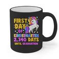 Back To School First Day Of Kindergarten Graduation Unicorn Graphic Print Coffee Mug