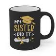 Back To School My Sister Did It Graduation Proud Sister Graduated Female X-Small Graphic Print Coffee Mug
