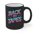 Back To Tapes Retro Cassette Mixtape 80s Nostalgia Graphic Print Coffee Mug