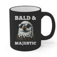 Bald & Majestic Sexy Bald Guy Dad Graphic Print Coffee Mug