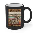Ball Python Snake Introvert Ball Python Graphic Print Coffee Mug Ball Python Snake Introvert Ball Python Graphic Print Coffee Mug
